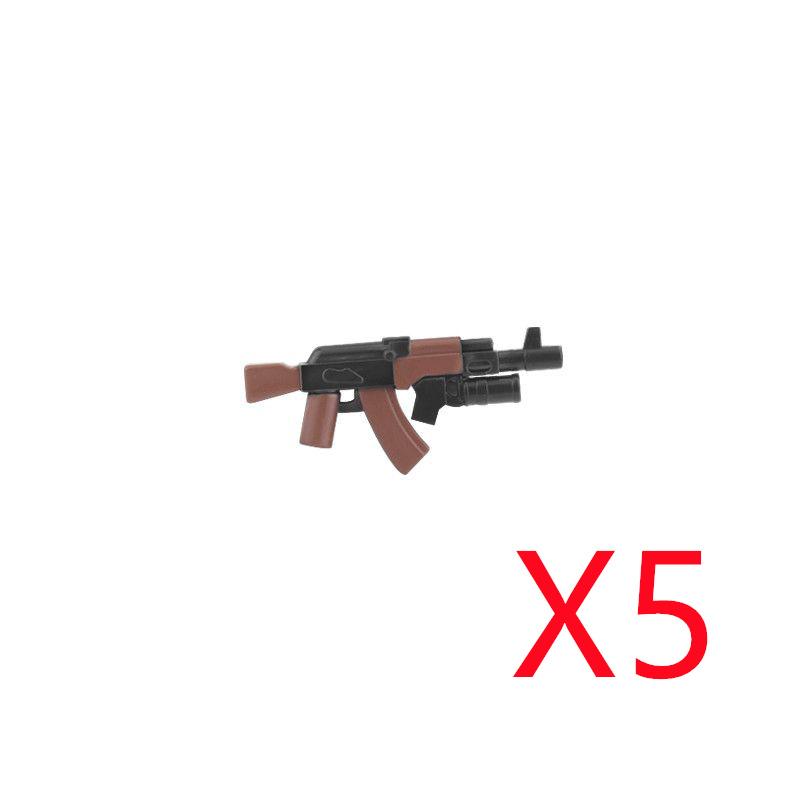 Vojáci Figurky Zbraně Stavebnice Pistole Poposha MP40 Puška AK74 Raketomet Kulka Plamenomet Hračky Dárek T051