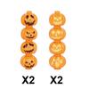 Halloween Decorative MOC Building Blocks Pumpkin Carriage Tombstone Skeleton Flame Horse Accessories Elf House Bricks Toys Gifts