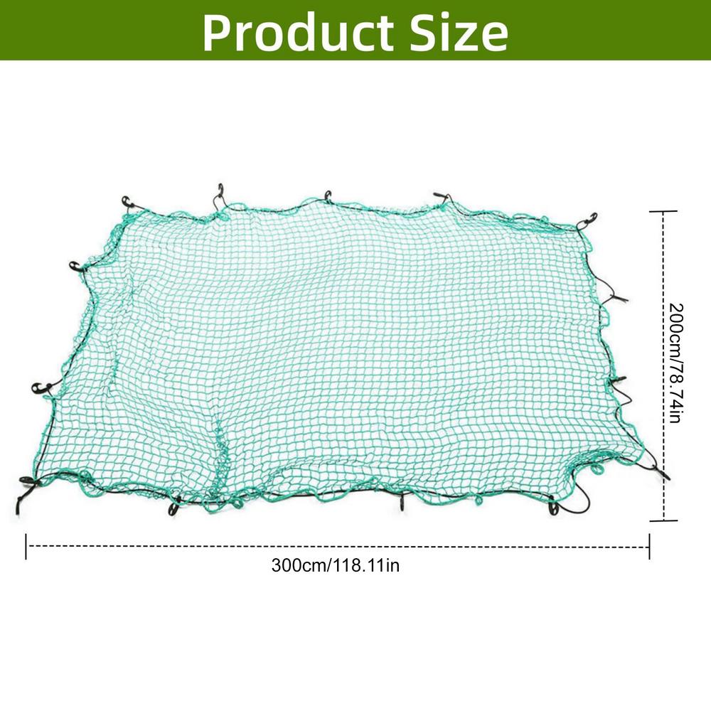 Safety Net For Pickup Heavy Duty Truck Bed Mesh Car Accessories With Elastic Rope For Fishing Beach Trips Traveling Camping