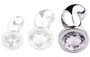 Plug Bean Silver L 9 X 3.5cm - SM Fantasy - Anal Jewelry