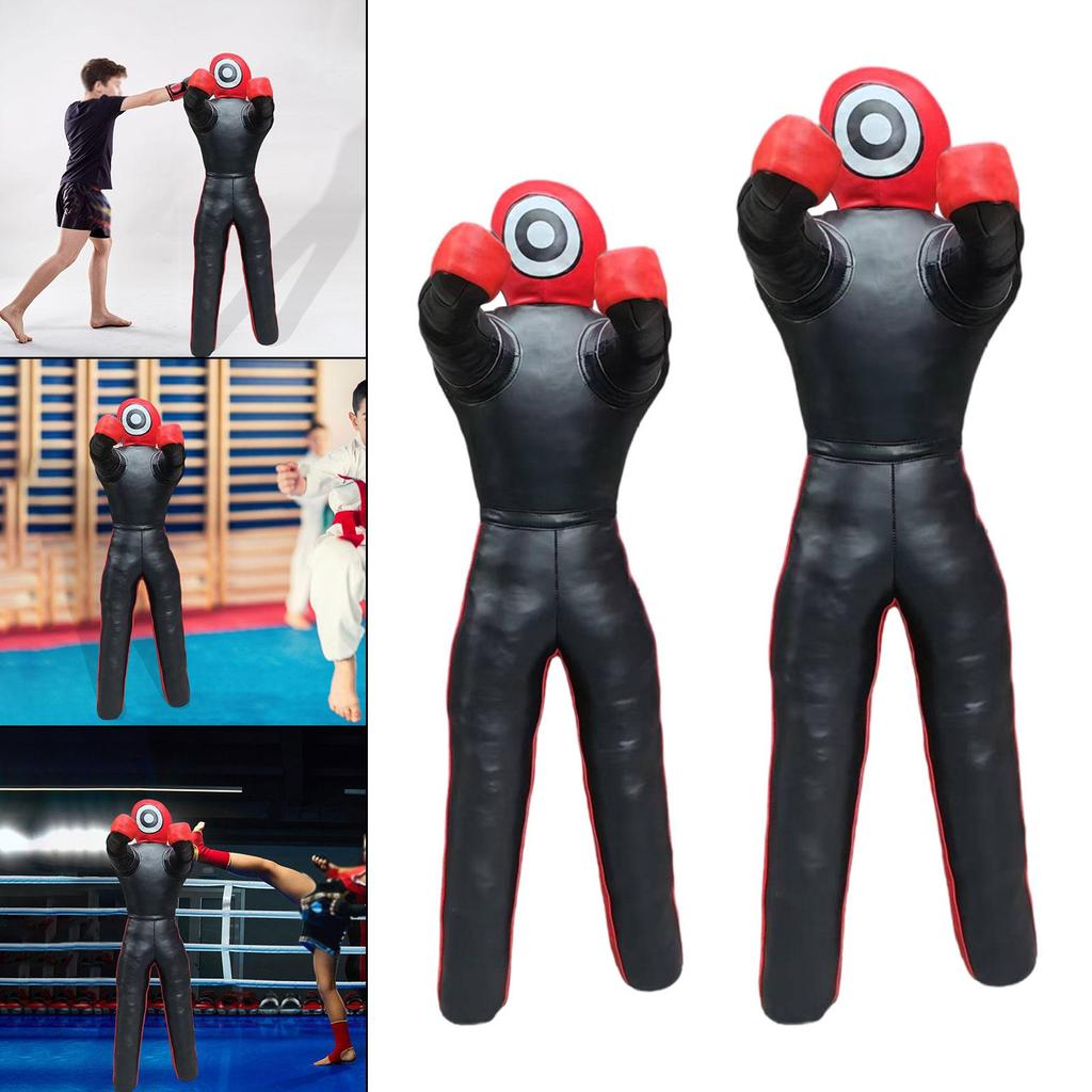 Copertura Manichino da Pugilato Grappling Wrestling Punching Pelle PU Non Riempito Personalizzabile