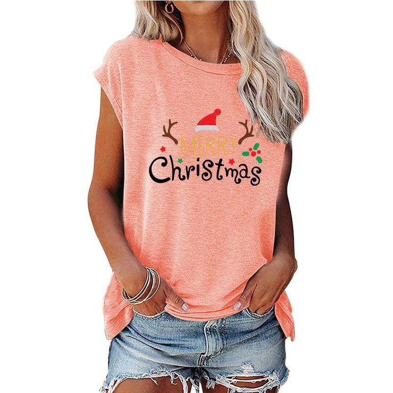 JPNTKY Women's Fashion Casual Sleeveless O-NeckBlouses & Shirts