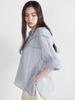 Theelo Washer Hood Shirts(Sky Blue)