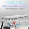 Portable Car Clothes Hanger Rope 10Kg Large-Bearing Car Clothesline 83Cm-119Cm Adjustable Clothes Storage Hanger For Traveling