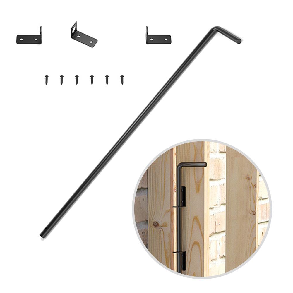 Double Door Lock Cane Bolt Rust Resistant Coating For Residential Security Easy Install Gate Drop Rod Kit Security