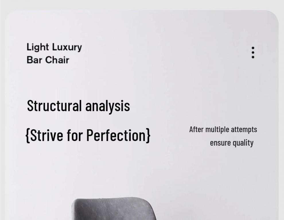 Luxury Adjustable Bar Stool for Home or Commercial Use