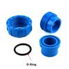 1PCS 20~50mm New Pattern PVC Pipe Union Connector Irrigation Pipe Fittings Aquarium Fish Tank Tube Joints Plastic Pipe Fittings