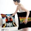 B-Back To The Future Personalized Pillow Cover Kids Bedroom Wild Party Decor Pillowcase Kid Birthday Shower Gift