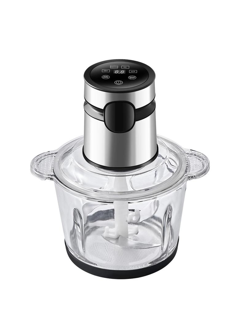 Stainless Steel Touch Screen Electric Meat Grinder & Food Processor