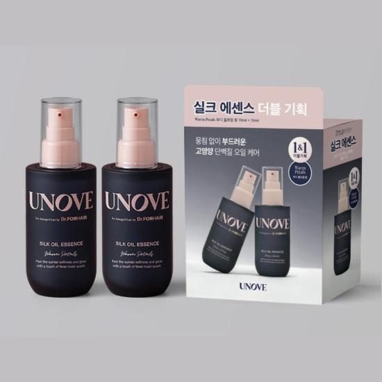 [Unove] Silk Oil Hair Essence 70ml Double Pack/2Type/Olive Young