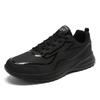 PU Leer Hardloopschoenen Heren Casual Sneakers Fitness Trainers Waterdichte Sportschoenen Zachte Zool Sneakers