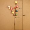 2PCS Easter Egg Tree Branch Artificial Easter Egg Twig Colorful Easter Egg Stem Easter Decoration Festival Party Home Vase Decor