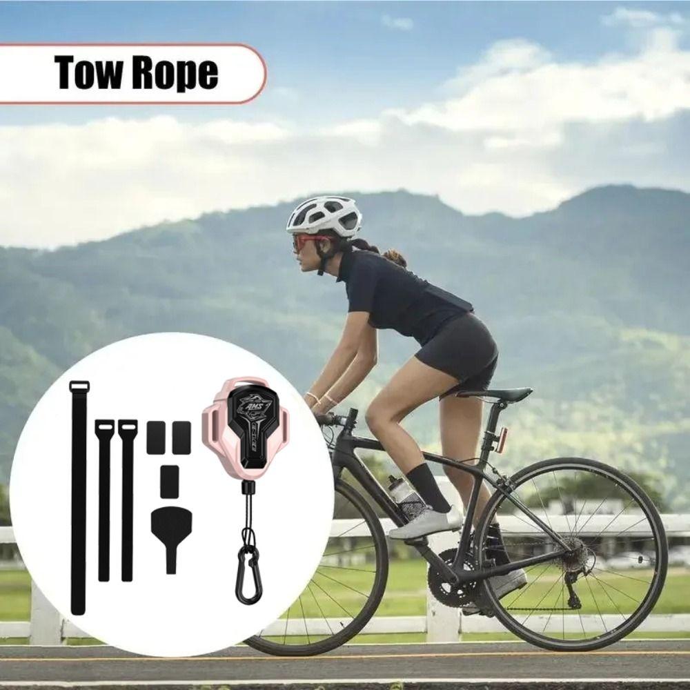 Retractable Bicycle Traction Rope With Hook MTB Trailer Rope Bicycle Tow Rope  Parent-Child