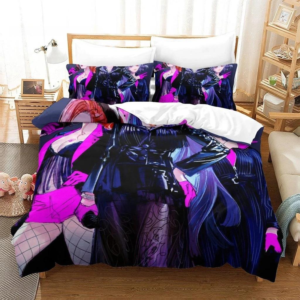Hypnosis Mic Division Rap Battle Rhyme Anima Bedding Set Single Twin Full Queen King Size Bed Set Kid Bedroom Duvet cover Sets