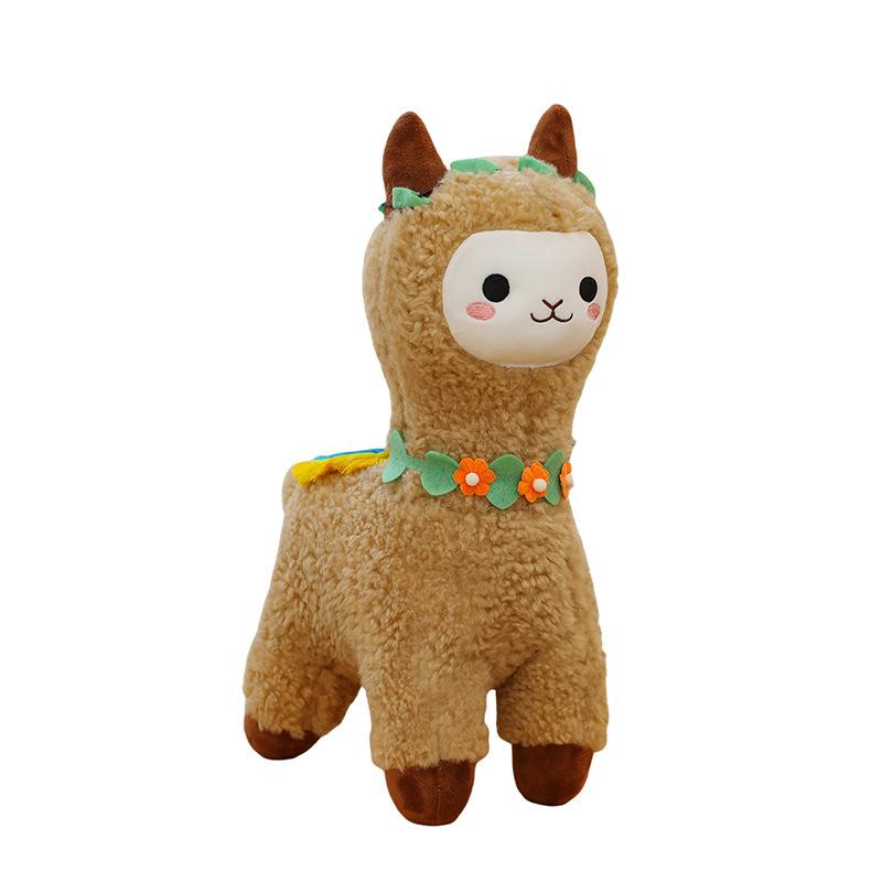 New Garland Alpaca Plush Toy Cartoon Beast Lamb Doll Large Size Children's Rag Doll