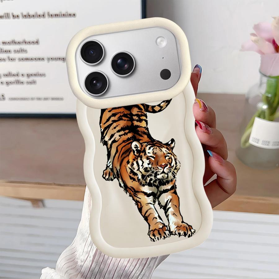 Cool Horse Tiger Soft Phone Cover Case for iPhone 14 15 Plus 8 XR 12 13 16 Pro Max 17 Air 11