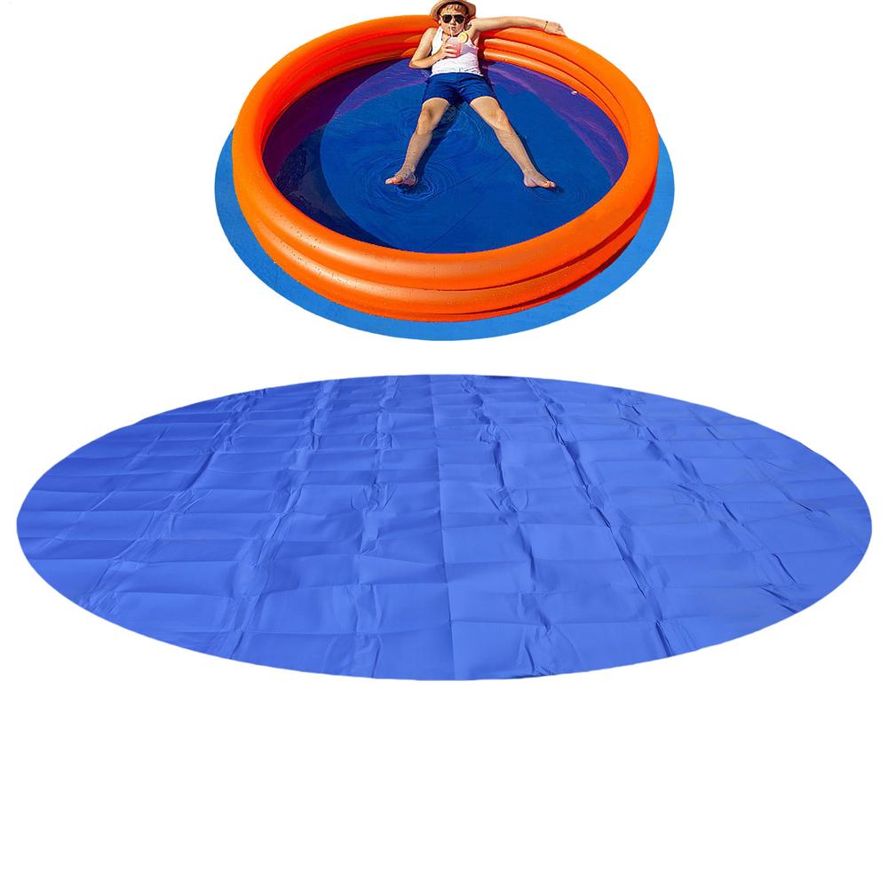 

8/9.8/11.8/14.7Ft Round Pool Waterproof Heavy Duty Under Pool Floor Liner Pad Swimming Pool Mat Pool Ground Pad
