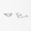 MODIAN 925 Sterling Silver Simple Infinite Love Screw Hoop Earrings Trendy Hollow Earrings For Women Girls Original Fine Jewelry
