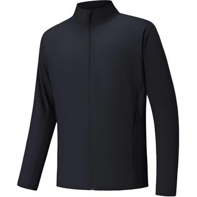 Outdoor Serie Opstaande Kraag Effen Kleur Rits Jas Mannen jassen 152620607-2
