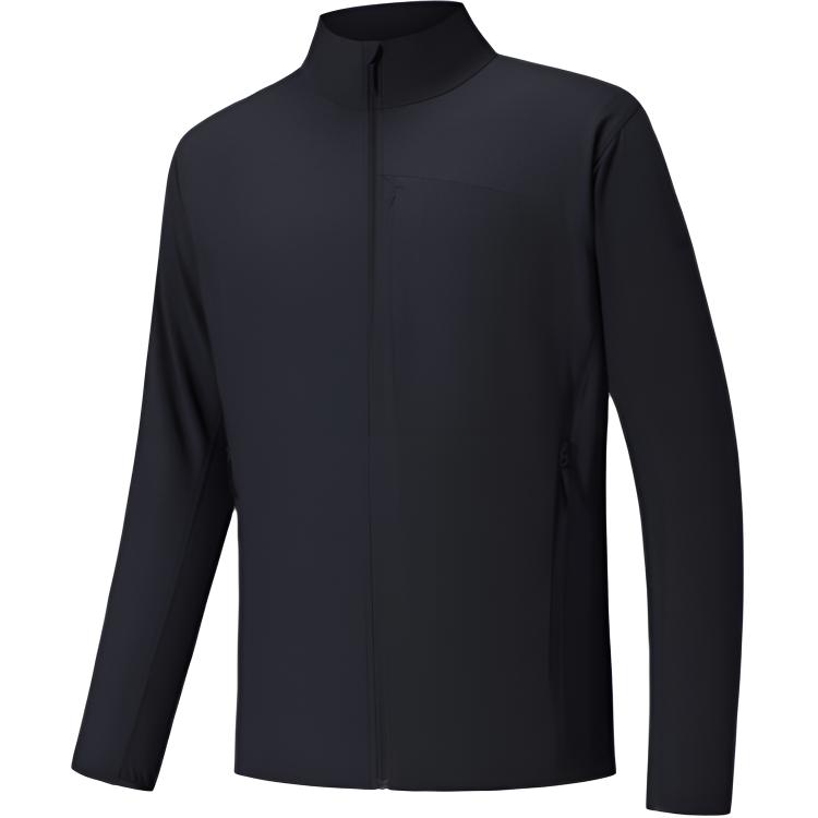 

Мужская куртка Anta Outdoor Series с воротником-стойкой, однотонная, на молнии, мужские куртки 152620607-2 L