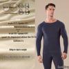 Men's Seamless Thermal Underwear Set - German Cashmere, Antibacterial, Warm for Autumn and Winter