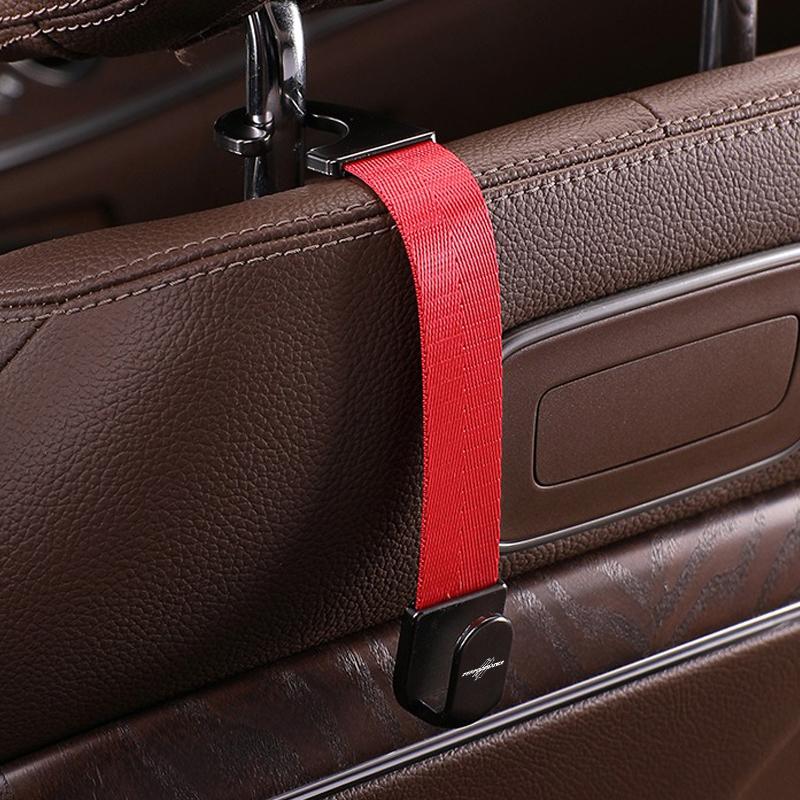 Durable Nylon Car Hooks For Car Rear Seat Back Hanger For BMW 50th Anniversary Series X1 X3 X4 X5 X6 X7 F10 F20 F30 G20 G30 F15