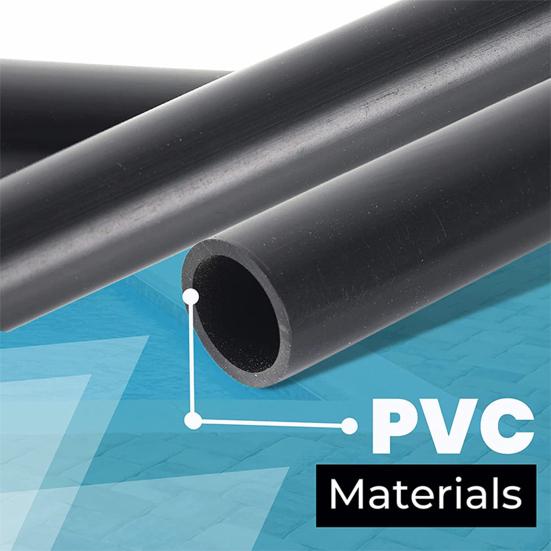 2Pcs Chlorinator Tube Flexible Easy To Bend Black Swimming Pool Bromine Feeder