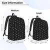 Hollows Knight Schatten Rucksack für Männer Frauen Teenager Student Business Tagesrucksack Spiel Cartoon Laptop Leinwandtaschen Outdoor