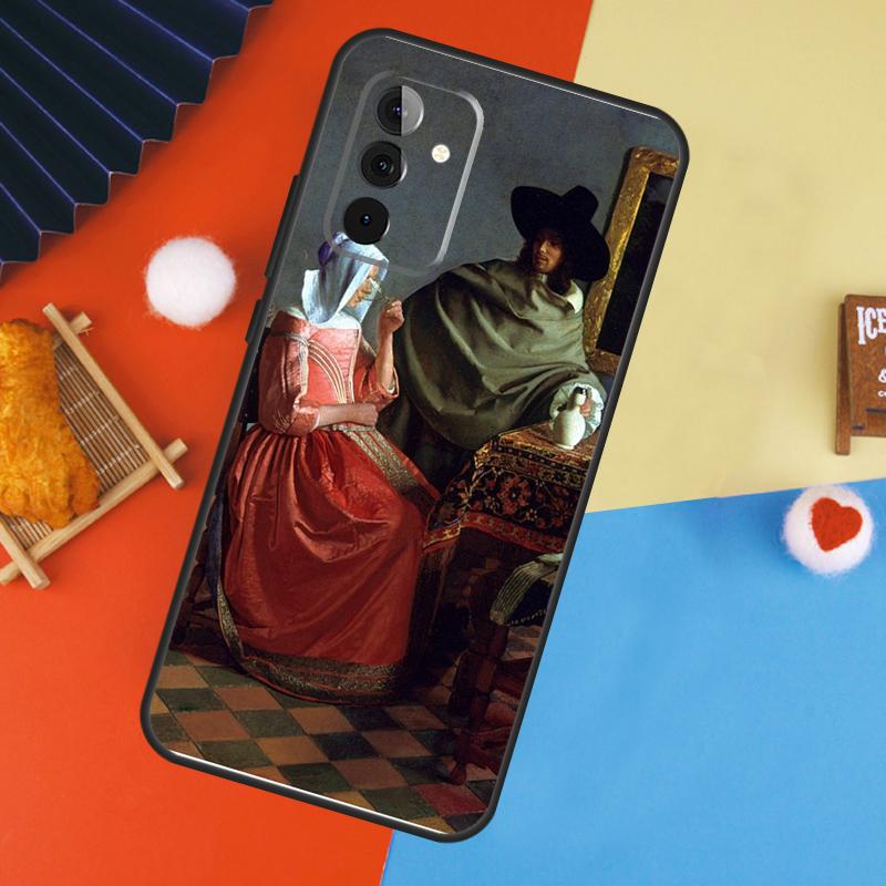 Johannes Vermeer Case For Samsung Galaxy A54 A34 A14 A55 A35 A33 A53 A13 A23 A17 A06 A16 A56 A36 A52 A32 A15
