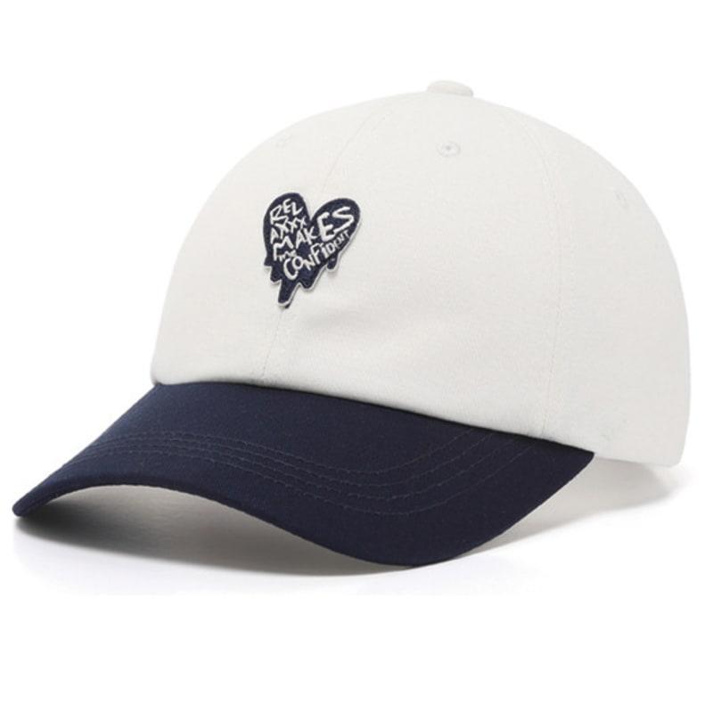 RXMC Melting Heart Two Tone Ball Cap_WHITE/NAVY
