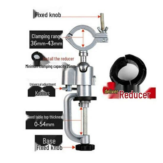 Universal Drill Bit and Knife Sharpener with Table Vise