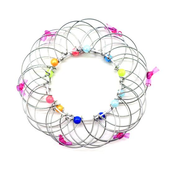 

Регулируемая железная петля для изготовления цветочной корзины, инструмент для детских игрушек, декор, модель дисплея серебряный