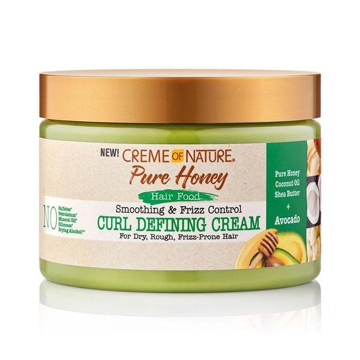 Creme of Nature Pure Honey Hair Food Avocado Crème Coiffante 326ml