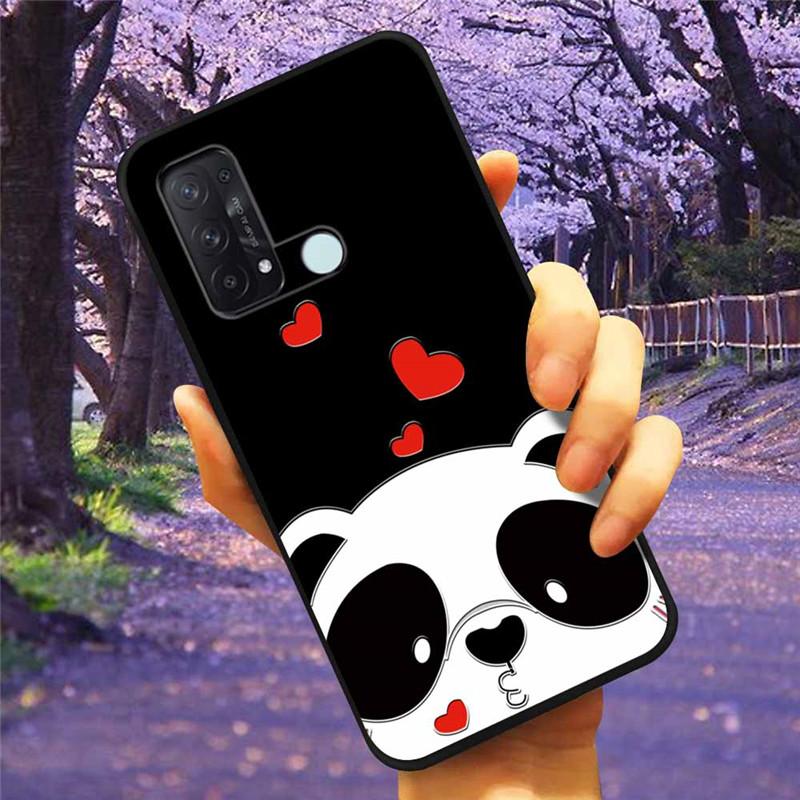 For OPPO Reno 5A 3A 7A Case 3D Relief Cartoon Silicone Back Cover for Oppo Reno7 A Reno3A Reno5A Cases Emboss Soft Cute A54 5G