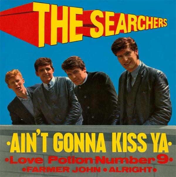 

7inch Record SEARCHERS - Ain t Gonna Kiss Ya NEP24177 Pye Records 1963 UK Rock Used