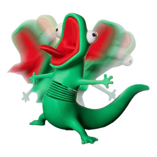 3D-gedruckte wackelnde Eidechsen-Dekoration Schwingfeder Eidechsen-Figur Fidget-Spielzeug Heim- und Bürodekoration Dekoration Meme-Liebhaber Geschenk