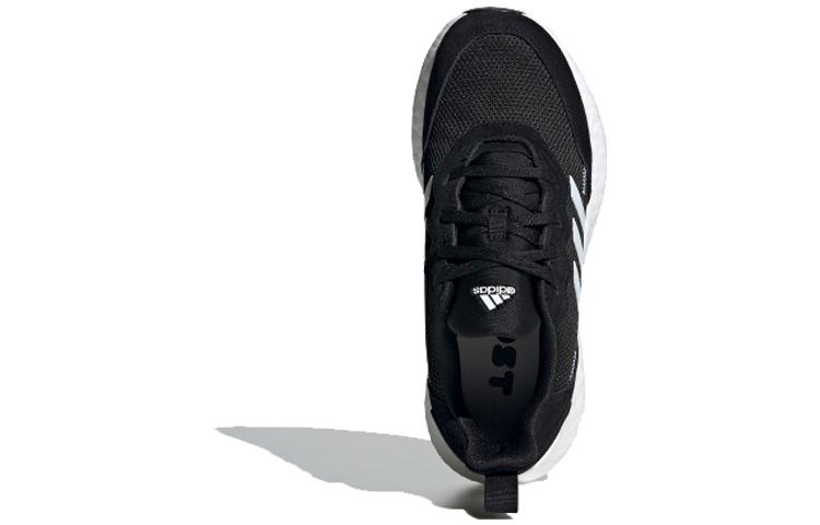 adidas Rapida Lux S&L J Comfortable Round Toe Slip Resistant Low Top Kids' Running Shoes Black White Teenagers FV2760
