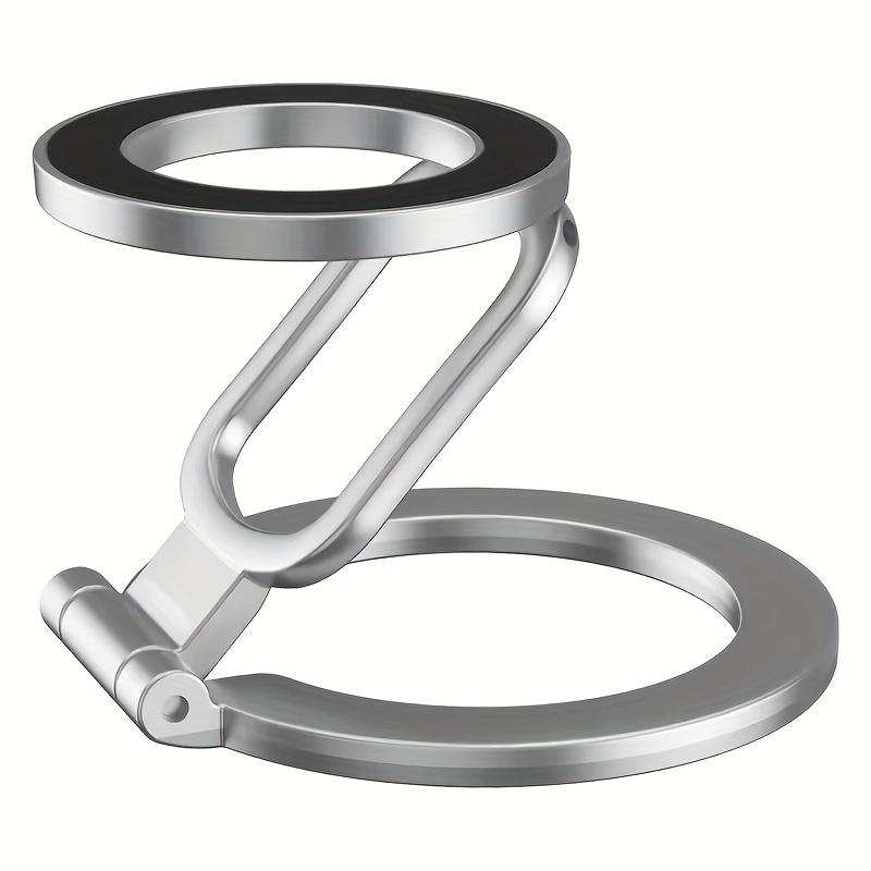 

Double-sided phone stand, magnetic ring buckle, stand-type magnetic grip, 360-degree rotation, magnetic ring support. білий