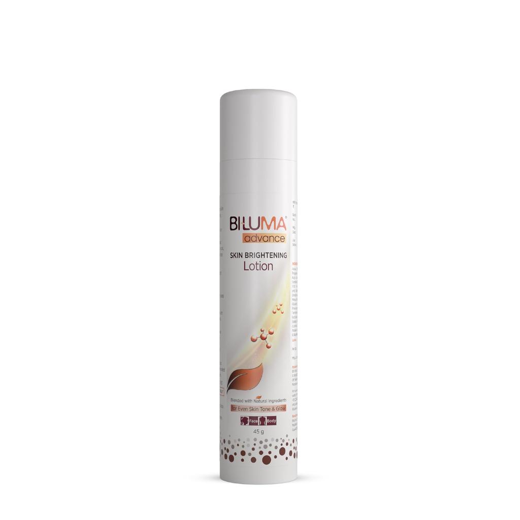 Bi-luma Advance Hautaufhellende Lotion - Alle Hauttöne - Angereichert mit natürlichen Inhaltsstoffen für dunkle Flecken - Gesicht & Körper - 45 g