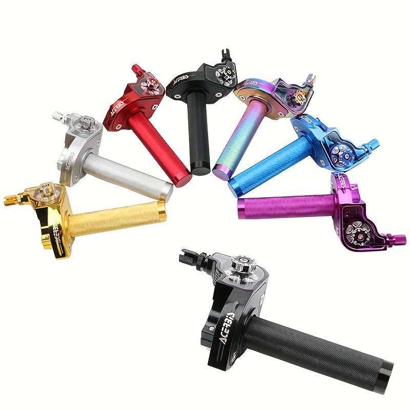 22mm 7/8 Inch Universal Aluminum Moped ATV Quad Bike Motorcycle Universal Accelerator Throttle Twist Grip Handlebar Cable Throttles 2