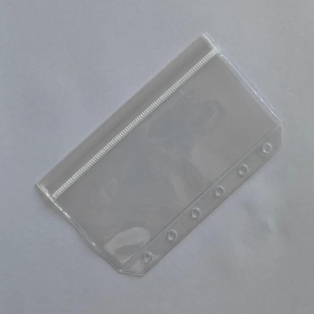 PVC Glitter Transparent A7/M5 Loose-Leaf Notebook & Storage Set