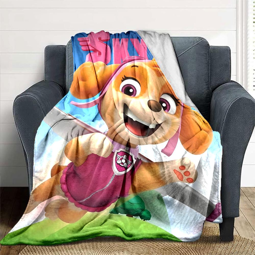 1pc Paw Paw6 Blanket, Gift, for Men and Women, Soft Blanket, Good for Sofa Bed Couch Travel, Lightweight Flannel Blanket