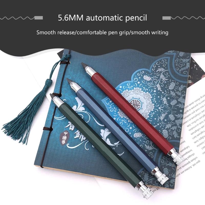 Druckbleistift Zimmermannsstift, Zeichnen, Skizzieren, 5,6 mm Durchmesser Minen