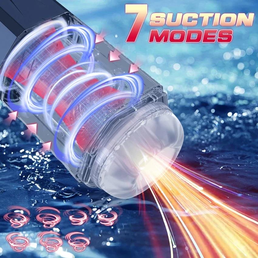 Automatic Male Masturbator Telescopic Rotation Vagina Masturbation Equipment Sex Toys for Men Piston Penis Exerciser Adults Goods Delayed Ejaculation