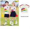 2025 Neuer Stil Buntes Akademisches Kinder Sommer Sportuniform Set