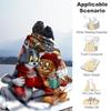 1pc Tom and JerryOutdoor Flannel Blanket Soft Plush Decor for Picnics, camping,Bedroom, Playroom, or Lunch Breakn1207A