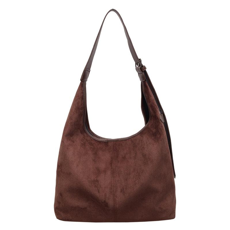 Large Capacity Simple Commuter Tote Bag Women's 2025 Autumn New High-end Casual Trend Shoulder Armpit Bag