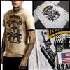 T-shirt Army Ranger Hauts T-shirts Unisexe Drapeau Américain Jour des Vétérans Sua Sponte Forces Spéciales Parachutiste