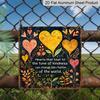 2D Flat, 1pc Vintage "Hearts Beat To Kindness" Metal Sign - Retro Wall Plaque with Kindness Quote, Hearts Suitable for Outdoor Decoration - Warm