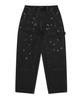 COVERNAT Denim Wide Double Knee Pants Black